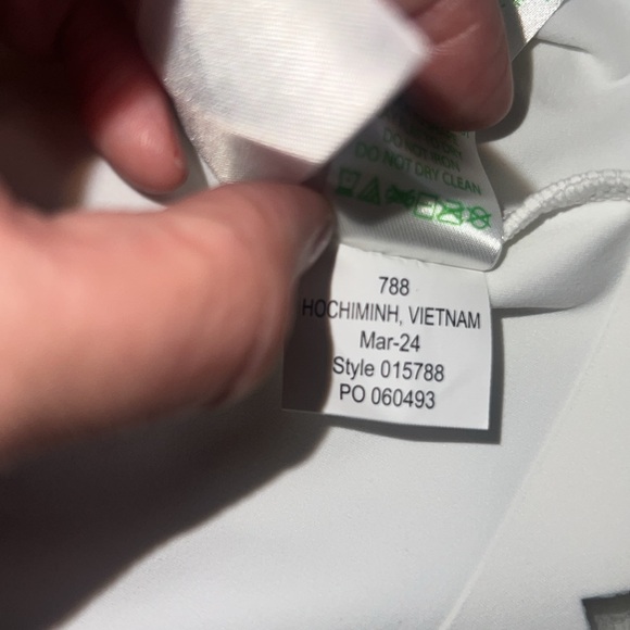 Lilly Pulitzer “Lollo” Luxletic Active Dress Resort White Pink Trim Size XL NWT - Picture 6 of 10